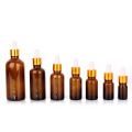 15ml 30ml 50ml 100ml Amber Glass Dropper Bottles with Eye Droppers for essential oil and Perfumes